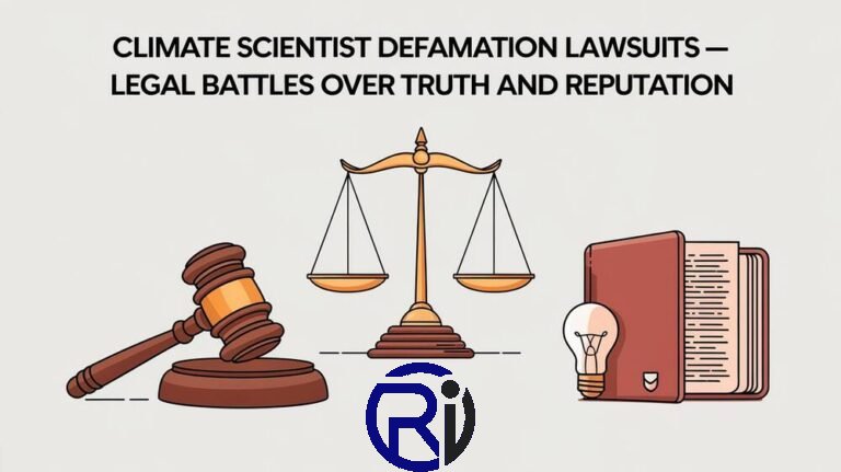 Climate Scientist Defamation Lawsuits – Legal Battles Over Truth and Reputation